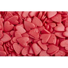 Посыпка "Сердечки большие красные", Россия