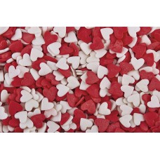 Посыпка "Сердечки красно-белые", Россия