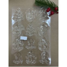 Форма для шоколада Новогодняя1 27*18см, Россия