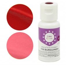 Краситель гелевый «Cake Colors» 118 Burgundy, Россия