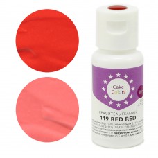 Краситель гелевый «Cake Colors» 119 Red Red, Россия