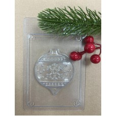 Форма для шоколада Пряник елочный шар (7*6см), Россия