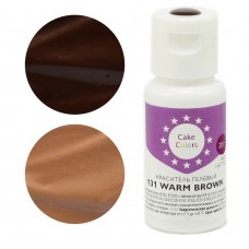 Краситель гелевый «Cake Colors» 131 Warm Brown, Россия