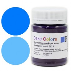 Краситель водорастворимый пищевой «Cake Colors» синий блестящий, Россия