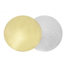 Подложка 0,8мм, d 26см, золото/серебро, Россия