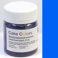Краситель водорастворимый пищевой «Cake Colors» синий блестящий, Россия